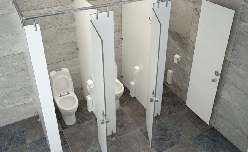 Важность покупки качественных сантехнических перегородок для общественных туалетов